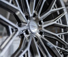 Vossen HFX-6 Hyper Gunmetal Wheel 18x9 | 6x139.7 BC (HFX6-8G82) - fits Chevrolet Silverado 1500 1999-2026, GMC Sierra 1500 1999-2026, Cadillac Escalade 1999-2026, Ram 1500 TRX 2021-2024, Toyota Tacoma 2005-2026