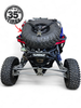 Elektric Offroad 2022+ Polaris Rzr Pro R Amp Rear Tire Rack Bumper Combo product photo
