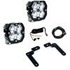 Baja Designs 18-25 Jeep JL / 20-25 Gladiator Squadron Pro A-Pillar Light Kit Clear product photo