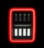 AlphaRex 19-24 Jeep Gladiator JT Nova-Series Prismatic LED Tail Lights - Alpha-Black