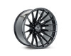 Vossen HFX-2 Gloss Black Wheel 24x11 | 8x165.1 BC | ET0 (HFX2-4X46-GB) front face view - fits Ram 2500 1994-2026, Nissan NV1500 2012-2021