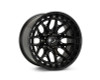 Vossen HFX-1 Satin Black Wheel 20x9 | 8x170 BC | ET18 (HFX1-0Y02-SB) front face view - fits Ford F-250 Super Duty 1999-2026, Ford F-350 Super Duty SRW 1999-2026