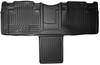 Husky Liners WeatherBeater 2nd Row Floor Liners, Black for 2011-2012 Toyota Sienna - Part #19841