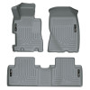 Husky Liners WeatherBeater Combo Floor Liners, Gray for 2006-2011 Honda Civic (4DR) - Part #98412