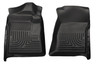 Husky Liners WeatherBeater Floor Liners, Black for 2012-2016 .5 Ford SuperDuty/F-250/F-350 Regular Cab - Part #18721
