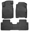 Husky Liners WeatherBeater Combo Floor Liners, Black for 2012-2015 Honda CR-V - Part #98451