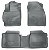 Husky Liners WeatherBeater Combo Floor Liners, Gray for 2010-2014 Toyota Prius - Part #98922
