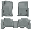 Husky Liners WeatherBeater Front & 2nd Row Seating Floor Liners, Gray for 2013-2024 Toyota 4Runner - Part #99572