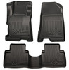Husky Liners WeatherBeater Front & 2nd Row Seating Floor Liners, Black for 2014-2015 Kia Sorento - Part #99871