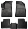 Husky Liners WeatherBeater Front and 2nd Row Seating Floor Liners, Black for 2014-2015 Jeep Cherokee - Part #99031