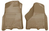 Husky Liners WeatherBeater Front Row Floor Liners, Tan for 2009-2024 Dodge Ram 1500/2500/3500 - Part #18003