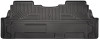Husky Liners WeatherBeater 2nd Row Floor Liners, Black for 2009-2017 Buick Enclave/Chevy Traverse/GMC Acadia - Part #19171