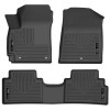 Husky Liners WeatherBeater Series Front & 2nd Row Seating Floor Liners, Black for 2020-2025 Kia Soul - Part #95761