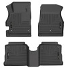 Husky Liners WeatherBeater Front & 2nd Row Seating Floor Liners, Black for 2020-2024 Nissan Versa - Part #95041