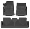 Husky Liners WeatherBeater Front & 2nd Row Seating Floor Liner, Black for 2020-2025 Tesla Y - Part #95211
