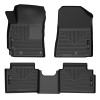Husky Liners WeatherBeater Front & 2nd Row Seating Floor Liners, Black for 2019-2024 Kia Forte - Part #95261