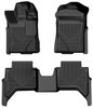 Husky Liners WeatherBeater Front & 2nd Row Seating Floor Liners, Black for 2024-2026 Ford Ranger CC/SuperCrew - Part #94171