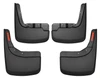 Husky Liners Custom-Molded Front and Rear Mud Guards, Black for 2019-2026 Chevrolet Silverado 1500 (Excl. ZR2/TBoss) - Part #58266