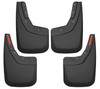 Husky Liners Custom-Molded Front and Rear Mud Guards, Black for 2014-2019 Chevy Silverado 1500 / 2015-2016 Silverado 2500 HD - Part #56886
