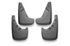 Husky Liners Custom-Molded Front & Rear Mud Guards, Black for 2024-2026 Toyota Tacoma CC/DC (w/Factory Flares) - Part #56956