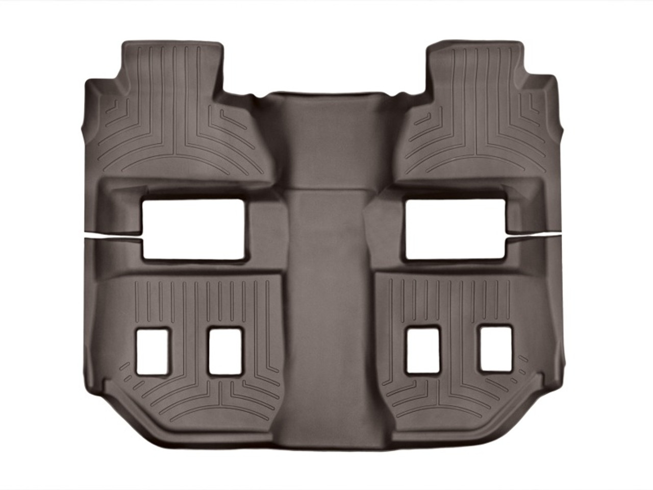 最適な価格 WeatherTech FloorLiner Custom Rear WeatherTech Fit Back FloorLiner  466072-WTECH for Chevrolet Grey Tahoe/GMC Yukon (ブラック) 