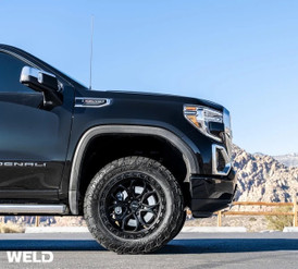WELD Ledge 6 Satin Black Wheels for 2014–2026 GMC Sierra 1500 Denali & Other GM Trucks.