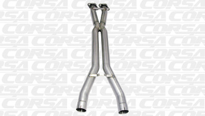 Corsa 14173   X-Pipe for 2006-2011 Chevy Corvette C6 ZR1 6.2L V8