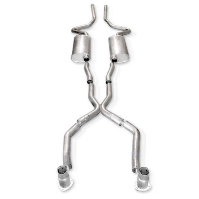 Stainless Works Chevy chevelle Small/Big Block 1968-72 Exhaust: 2.5" Stainless Dual CV6782.5X