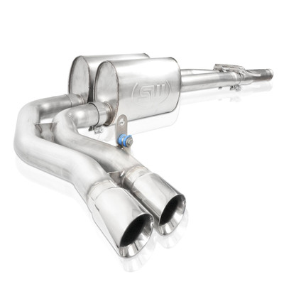 Stainless Works Chevy Silverado/GMC Sierra 2007-18 5.3L/6.2L Exhaust Before Passenger Rear Tire Exit CT14CBFTY