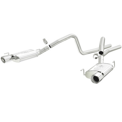 Magnaflow Street Series Cat-Back - 2005-2009 Ford Mustang GT / 2007-2009 Ford Shelby GT500 5.4L V8 / 4.6L V8 (#15881)