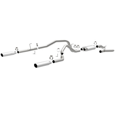 Magnaflow MF Series Cat-Back - 2004-2010 Ford F-150 4.6L V8 / 5.4L V8, Extended / Crew Cab (#16520)