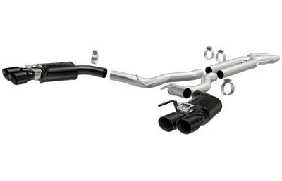 Buy with confidence at Just Bolt-On Performance Parts for the best deals on Magnaflow Competition Cat-Back Exhaust System with Black Quad Tips for your 2018-2023 Mustang GT 5.0L #19369.