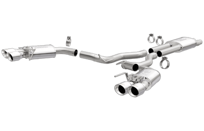 Buy with confidence at Just Bolt-On Performance Parts for the best deals on Magnaflow Street Cat-Back Exhaust System with Polished Quad Tips for your 2018-2023 Mustang GT 5.0L #19370.