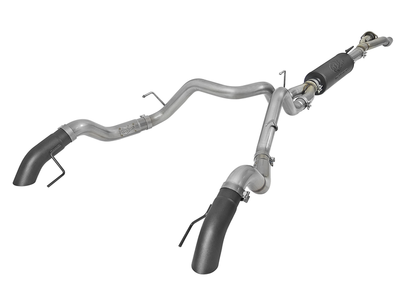 Shop for your aFe Power MACH Force-Xp Cat-Back Exhaust w/ Dual Hi-Tuck Black Tips  for Ford F-150 Raptor 2017-2023-3.5L (tt) #49-33095-B. Create a Free Account for In-Shopping Cart Specials on aFe MACH Force-Xp Cat-Back F-150 Raptor 2017-2023-3.5L (tt) #49-33095-B from Just Bolt-Ons.