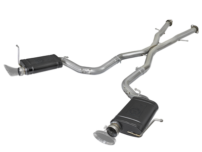 aFe Power MACH Force-Xp 3in 304 Cat-Back Exhaust (w/ Mufflers) for 2012-2021 Jeep Grand Cherokee (WK2) SRT 6.4L / 2018-2021 Trackhawk 6.2L - 49-38058