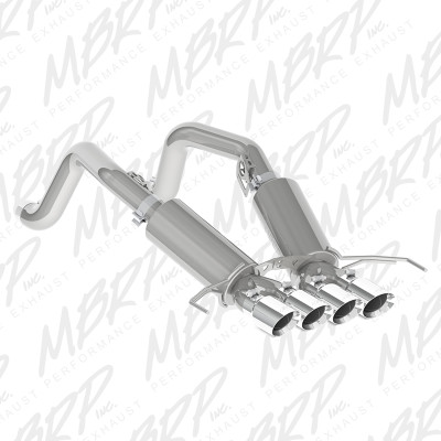 MBRP ARMOR Pro Axle-Back Exhaust, T304 Stainless Steel - 2014-2019 Chevrolet Corvette (C7) 6.2L - S7030304