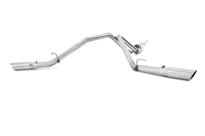 MBRP ARMOR Plus Cat-Back Exhaust, T409 Stainless Steel - 2014-2018 Chevrolet Silverado 1500 / GMC Sierra 1500 4.3L V6, 5.3L V8 - S5082409