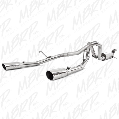 MBRP ARMOR Plus Cat-Back Exhaust, T409 Stainless Steel - 2009-2012 Chevrolet Colorado / GMC Canyon 5.3L V8 - S5074409