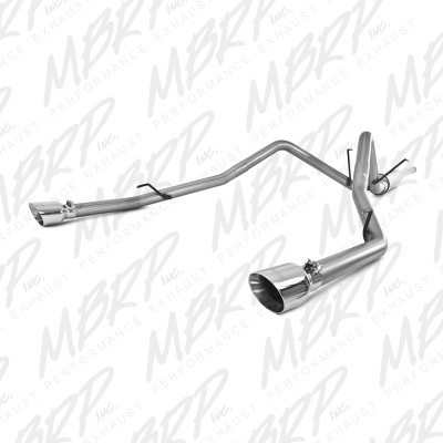 MBRP ARMOR Lite Cat-Back Exhaust, Aluminized Steel - 2009-2018 Dodge/RAM 1500 5.7L - S5146AL