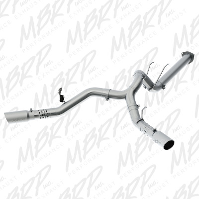 MBRP ARMOR Plus DPF-Back Exhaust, T409 Stainless Steel - 2017-2025 Ford F-250/F-350/F-450 6.7L - S6291409