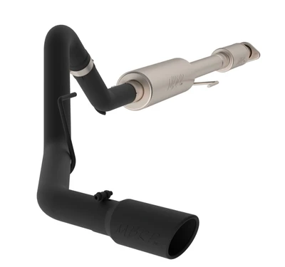 MBRP ARMOR BLK Cat-Back Exhaust, Black-Coated Aluminized Steel - 2015-2020 Ford F-150 5.0L - S5256BLK