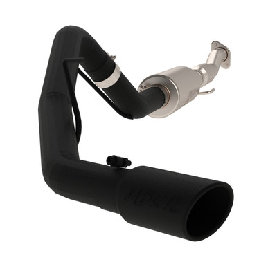 MBRP ARMOR BLK Cat-Back Exhaust, Black-Coated Aluminized Steel - 2011-2014 Ford F-150 5.0L - S5230BLK