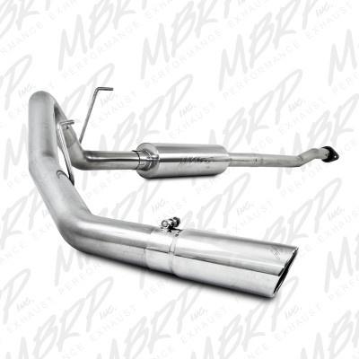 MBRP ARMOR Plus Cat-Back Exhaust, T409 Stainless Steel - 2011-2014 Ford F-150 3.5L EcoBoost - S5236409