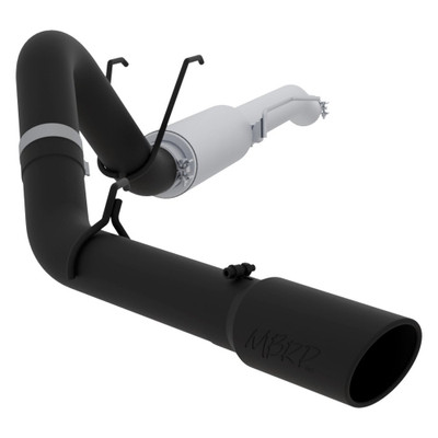MBRP ARMOR BLK Cat-Back Exhaust, Black-Coated Aluminized Steel - 2017-2020 Ford F-250/F-350 6.2L (Crew Cab) - S5247BLK