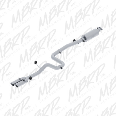 MBRP ARMOR Plus Cat-Back Exhaust, T409 Stainless Steel - 2014-2019 Ford Fiesta ST 1.6L EcoBoost - S4202409