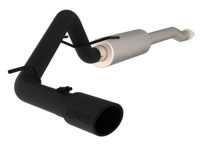 MBRP ARMOR BLK Cat-Back Exhaust, Black-Coated Aluminized Steel - 2016-2023 Toyota Tacoma 3.5L - S5338BLK