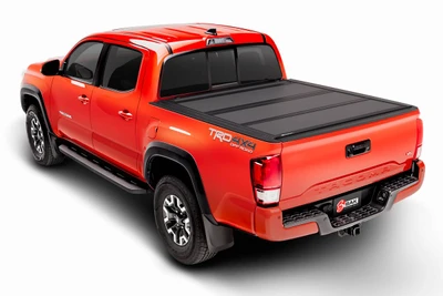 BAK Industries Hard Folding Tonneau Cover, Aluminum Panels - 2005-2015 Tacoma 6' Bed w/o Univ. Tailgate - 448407