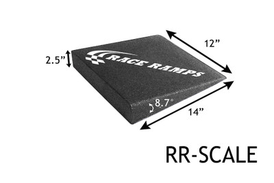 Race Ramps 2.5" Scale Ramps 14" Length (Set of 4) W/O Platform RR-SCALE