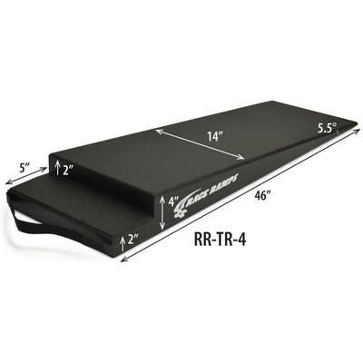 Race Ramps 4" Height Trailer Ramps 5.5 Degree Angle 46¬îL x 14¬îW (Set of 2) RR-TR-4
