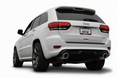 Shop for your Borla 15-19 Jeep Grand Cherokee SRT-8 6.4L V8 AT AWD 4DR Cat-Back S-Type #140632. Create a Free Account for In-Shopping Cart Specials on Borla 2.75" Cat-Back S-Type 15-2020 Grand Cherokee SRT-8 6.4L V8 AT AWD 4DR  ##140632 from Just Bolt-Ons.